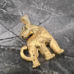 14 karaat gouden panter hanger nieuw, Ophalen of Verzenden, Zo goed als nieuw, Goud, Kruis of Symbool