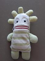 Zorgenvriendje Ernst Knuffel - Groen/Wit Gestreepte Monster, Ophalen of Verzenden, Zo goed als nieuw, Overige typen