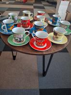 Vintage Koffiekopjes en Schotels - Set van 12, Ophalen of Verzenden, Zo goed als nieuw, Overige stijlen, Kop(pen) en/of Schotel(s)