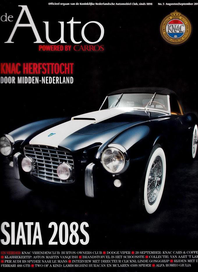 De Auto 5 2015 : Siata 208S - Audi R8 Spyder / Q7 - McLaren, Boeken, Auto's | Folders en Tijdschriften, Gelezen, Algemeen, Ophalen of Verzenden