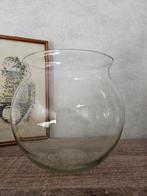 Glazen vissenkom glazen bolle vaas, Ophalen of Verzenden, Zo goed als nieuw, Leeg aquarium