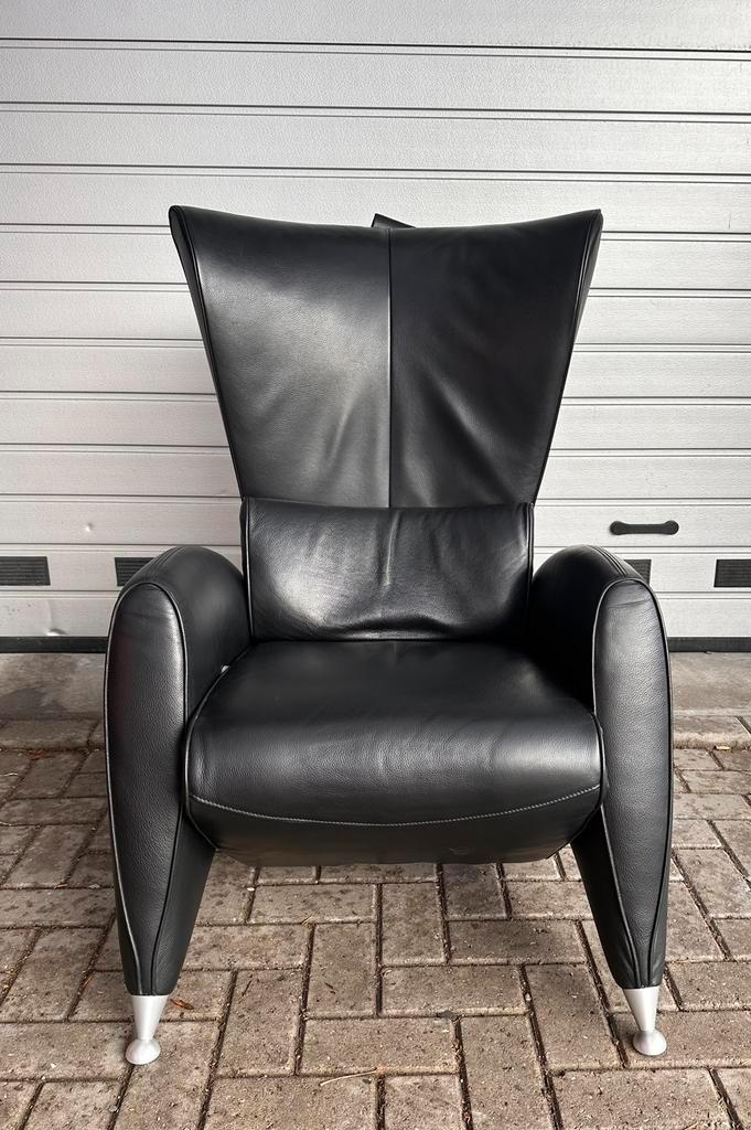 FSM Flux design relaxfauteuil, Huis en Inrichting, Fauteuils, Zo goed als nieuw, Leer, 50 tot 75 cm, 75 tot 100 cm, Ophalen