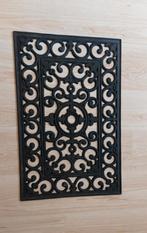 Mooie Zwarte Rubber Deurmat, Schoonloopmat - 60x40 cm, Tuin en Terras, Deurmatten, Ophalen, Zo goed als nieuw, Rubber, Schoonloopmat