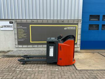 VS-22336 elektrische meerijd palletwagen Linde T 20 SP beschikbaar voor biedingen