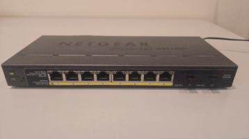 Netgear ProSafe GS110TP. v2 POE switch met Fiber uplink beschikbaar voor biedingen