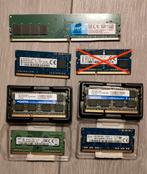 DDR3 en DDR4 ram geheugens, Computers en Software, RAM geheugen, Ophalen of Verzenden, Zo goed als nieuw, DDR3, Desktop