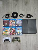 Playstation 4 500GB met 2 controllers en spellen!, Spelcomputers en Games, Spelcomputers | Sony PlayStation 4, Ophalen, Met 2 controllers
