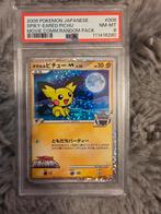 Zeldzame Spiky-Eared Pichu Pokemon kaart - PSA 8, Ophalen of Verzenden, Zo goed als nieuw, Losse kaart, Foil