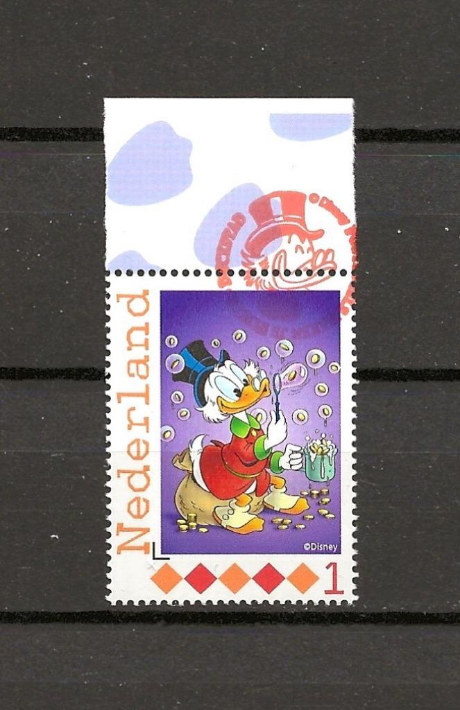 Persoonlijke zegel Dagobert Duck met speciaal stempel, Postzegels en Munten, Postzegels | Nederland, Gestempeld, Na 1940, Verzenden