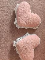 Riviera Maison Hartvormige Kussens, Huis en Inrichting, Woonaccessoires | Kussens, Ophalen of Verzenden, Zo goed als nieuw, Roze