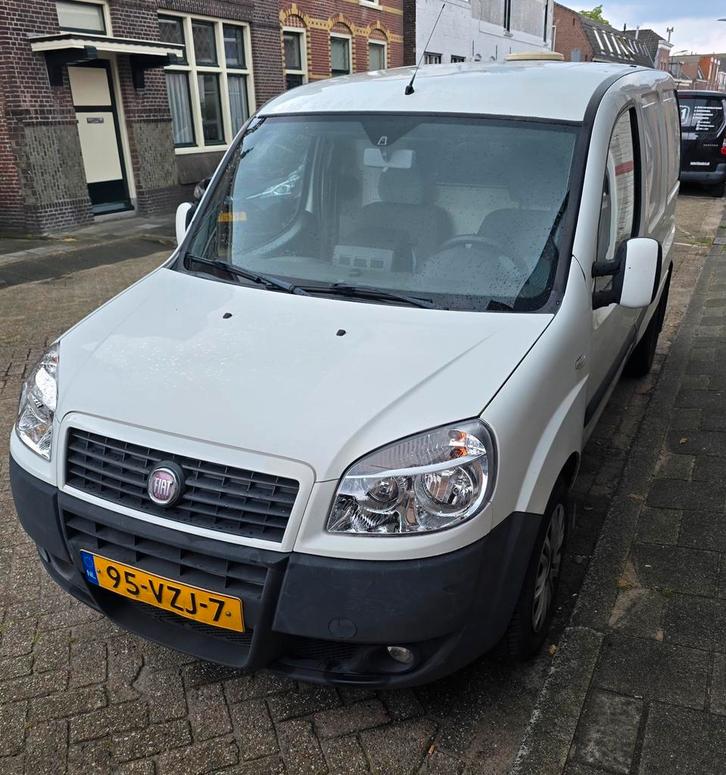 Fiat Doblo 1.9 Multijet – Airco, Trekhaak, 220 cm Laadruimte, Auto's, Bestelauto's, Particulier, Fiat, Diesel, Handgeschakeld