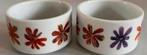 2 kleine schaaltjes Philadelphia, Ophalen of Verzenden, Zo goed als nieuw, Overige stijlen, Schaal of Schalen