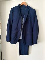 Mooi donkerblauw pak L/XL, Kleding | Heren, Kostuums en Colberts, Ophalen of Verzenden