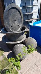 Mooie set water bol/ornament en waterbak 2x, Tuin en Terras, Waterpartijen en Fonteinen, Ophalen, Gebruikt, Beton, Waterornament