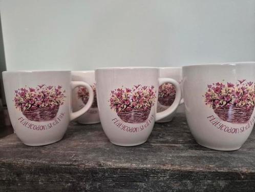 6 mokken Jet ter Steege platycodon shell pink, Huis en Inrichting, Keuken | Servies, Nieuw, Overige stijlen, Aardewerk, Ophalen of Verzenden