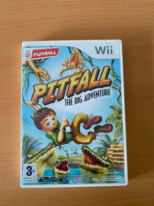 Pitfall The big adventure, Spelcomputers en Games, Games | Nintendo Wii, Zo goed als nieuw, 1 speler, Vanaf 3 jaar, Ophalen of Verzenden