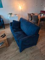 Blauwe bank MONTEL. Stof Montara. 2.5 zits NIEUWSTAAT, Ophalen, 150 tot 200 cm, Tweepersoons, 75 tot 100 cm