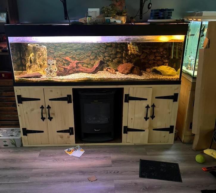 Aquarium, Dieren en Toebehoren, Vissen | Aquaria en Toebehoren, Gebruikt, Leeg aquarium, Ophalen