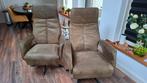 2 relax fauteuils, Huis en Inrichting, Fauteuils, Minder dan 75 cm, Ophalen of Verzenden, Zo goed als nieuw, Stof