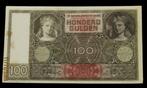 **  Nederland  --  100 GULDEN Oktober 1942  -  Gebruikt  **, Postzegels en Munten, Bankbiljetten | Nederland, Verzenden, 100 gulden