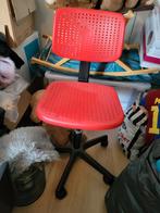 Rode Ikea junior bureau stoel, Kinderen en Baby's, Kinderstoelen, Ophalen, Gebruikt, Overige typen