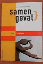Samengevat VWO Economie Boek van J.R. Van der Vecht NIEUW, Economie, Nieuw, Ophalen of Verzenden, VWO