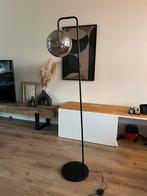 Vloerlamp met smoke glas, Ophalen, 150 tot 200 cm, Moderne, luxe uitstraling, Glas