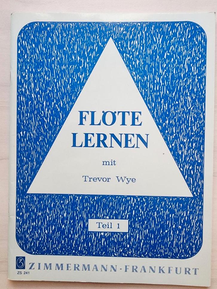 Flöte Lernen - Dwarsfluit Leren - Trevor Wye - Deel 1, Muziek en Instrumenten, Bladmuziek, Nieuw, Les of Cursus, Populair, Dwarsfluit of Piccolo
