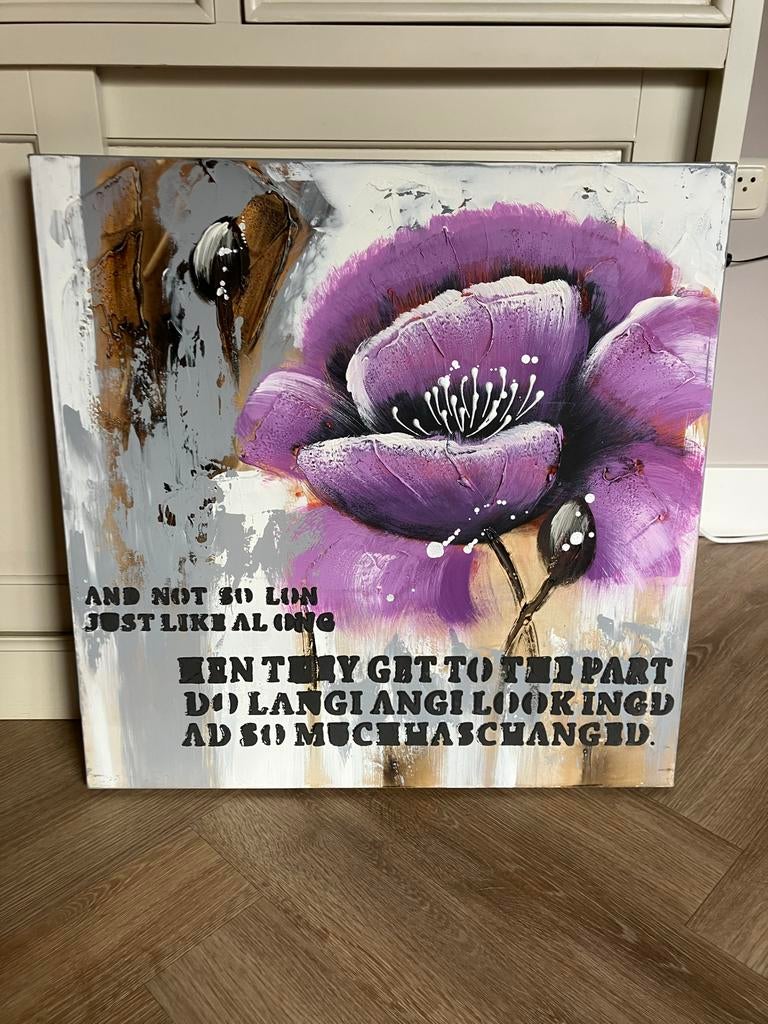 Bloem schilderij, Antiek en Kunst, Kunst | Schilderijen | Klassiek, Ophalen