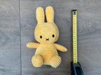 Nieuwe gele Nijntje knuffel corduroy ribstof 25cm, Ophalen, Zo goed als nieuw, Kraamcadeau