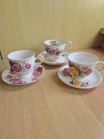 3 engelse thee kopjes, Antiek en Kunst, Antiek | Servies los, Ophalen