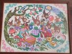 Geborduurd Schilderij voor kinderkamer, Ophalen, Wanddecoratie