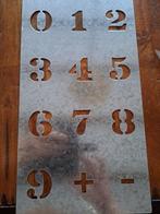 Cijfer en Symbool Sjabloon, Ophalen of Verzenden, Zo goed als nieuw, Materiaal