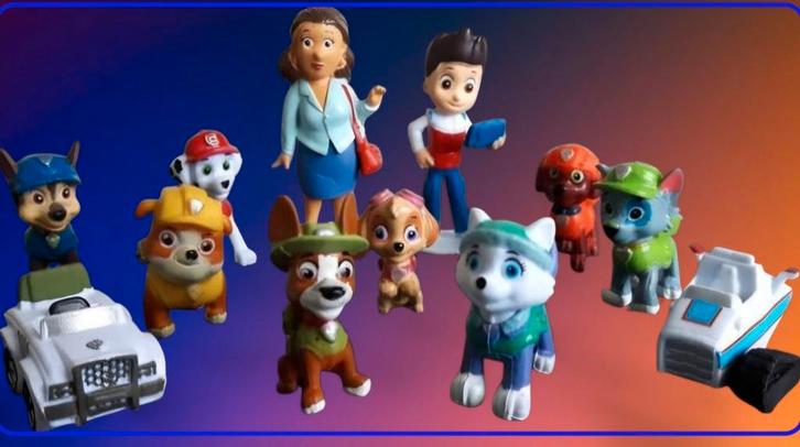 Paw patrol set 12 dlg nieuw verpakt ryder, Kinderen en Baby's, Speelgoed | Actiefiguren, Zo goed als nieuw, Ophalen of Verzenden