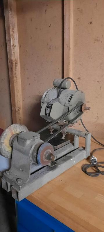 zeer oude Elnor werkbankslijpmachine beschikbaar voor biedingen