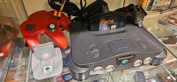 Nintendo 64 Cobsole N64 + Turok 2, Spelcomputers en Games, Spelcomputers | Nintendo 64, Zo goed als nieuw, Ophalen of Verzenden