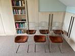Vintage Stoelen - Set van 6, Huis en Inrichting, Stoelen, Ophalen, Gebruikt, Overige kleuren, Metaal