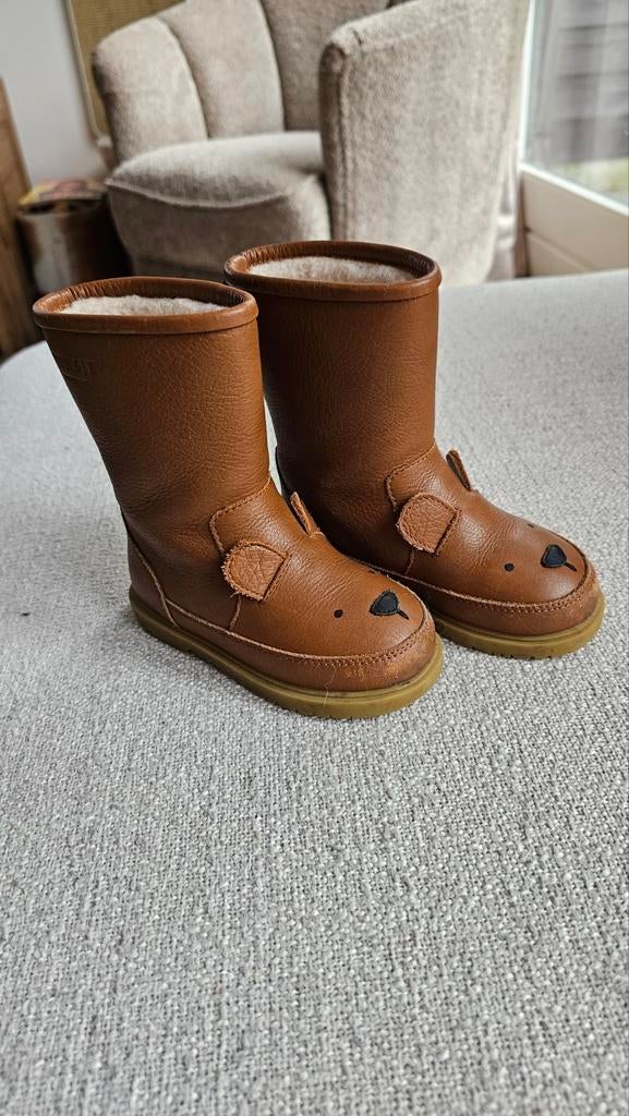 Donsje Amsterdam Wadudu Bear Laarsjes Cognac Maat 24, Ophalen, Jongetje of Meisje, Laarsjes, Donsje Amsterdam