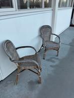 Twee rotan tuinstoelen in goede staat, Tuin en Terras, Ophalen, Rotan