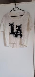 Leuk LA shirt maat s, Wit, Ophalen of Verzenden, Korte mouw, Maat 36 (S)