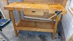 Werkbank - 126x50x85 cm, Doe-het-zelf en Verbouw, Ophalen, Gebruikt, 120 tot 170 cm, Bankschroef