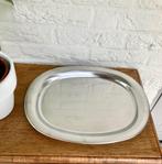 Alessi Italy, vlakke RVS serveerschaal, J. Morrison 2000, Ophalen of Verzenden, Gebruikt
