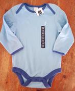 Blauwe GAP romper l/s maat 68/74 NIEUW (0095), Kinderen en Baby's, Babykleding | Maat 68, Nacht- of Onderkleding, Nieuw, Ophalen of Verzenden