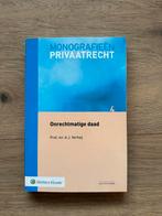 Monografieën privaatrecht; Onrechtmatige daad, Boeken, Studieboeken en Cursussen, A.J. Verheij, Ophalen of Verzenden, Zo goed als nieuw