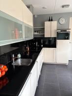 Complete keuken excl. magnetron, Huis en Inrichting, Keuken | Complete keukens, Ophalen, Gebruikt, Wit, Graniet of Steen
