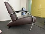Lotus Fauteuil van Jan de  Bouvrie met echtheidscertificaat, Huis en Inrichting, Fauteuils, Ophalen, Gebruikt, Leer, 75 tot 100 cm
