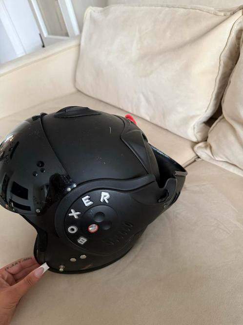 Roof Boxer helm met smoke vizier maat S, Motoren, Kleding | Motorhelmen, Heren, Systeemhelm, S, Overige merken, Tweedehands, Ophalen of Verzenden