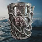 SALE, HURRICANE, sfeerlicht in zilverkleurig raw-metal, Ophalen, Nieuw, Metaal, Kandelaar