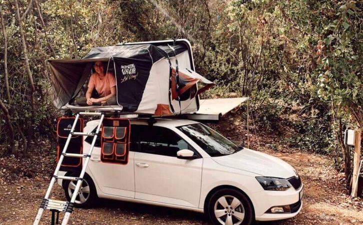Hardtop daktent van Mekik Motors, Caravans en Kamperen, Tenten, tot en met 2, Zo goed als nieuw, Ophalen