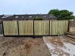 19, 21 of 23 planks grenen hout/beton schutting, Ophalen, Minder dan 3 meter, Nieuw, 2 meter of meer